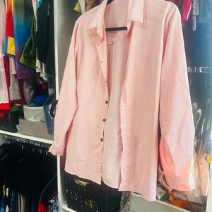 Pink Button-Up Shirt